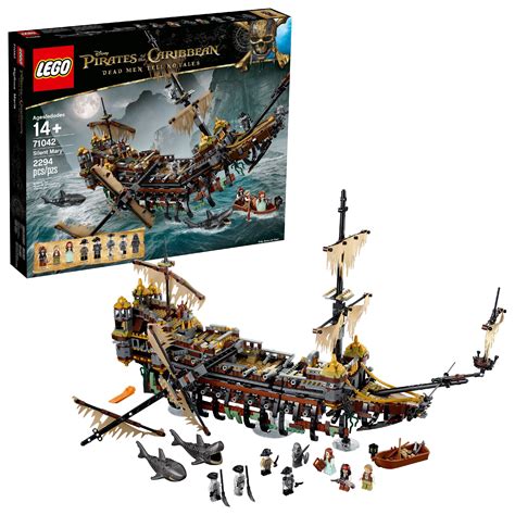 Pirates of the caribbean lego ship - LEGO 71042 Silent Mary was a 2,294 piece Pirates of the Caribbean exclusive set with 8 minifigs released in 2017. It was retired in December 2018 with a lifespan of 20 months. The current value for a new and sealed Silent Mary is estimated at $399 with an average yearly gain of about 10%. On the secondary markets, the typical price range for ...